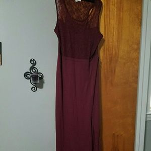 Umgee maxi lace dress.