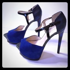 New Suede and Snakeskin Pumps