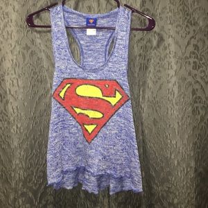 Superman Distressed Tank Top
