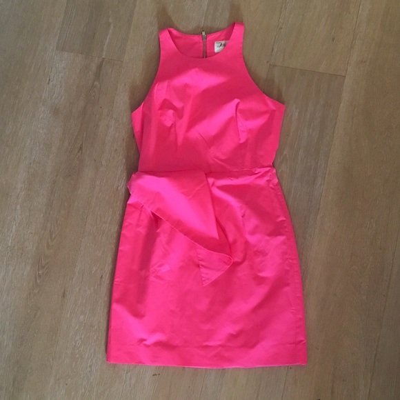 Milly neon pink mini-dress