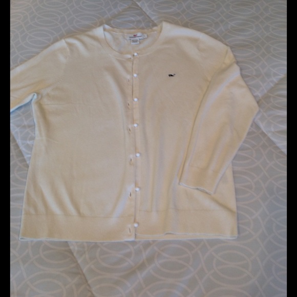 Vineyard Vines Ivory Cardigan