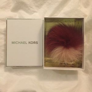 Authentic Michael Kors Puff Keychain