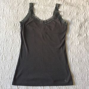 Lace strap camisole tank