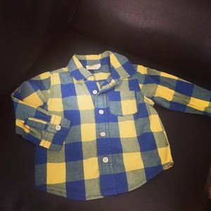Toddler button shirts