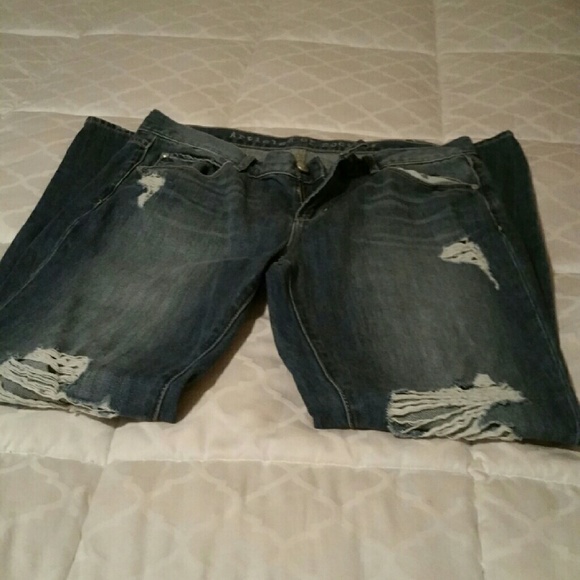 Nordstrom destroyed "Boyfriend" jeans size 28. - Picture 2 of 4