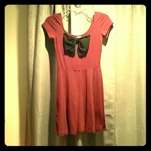 Super soft maroon dress