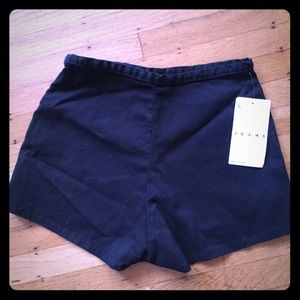 NWT BLACK American Apparel tap shorts 28/29