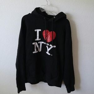 Black New York hoodie