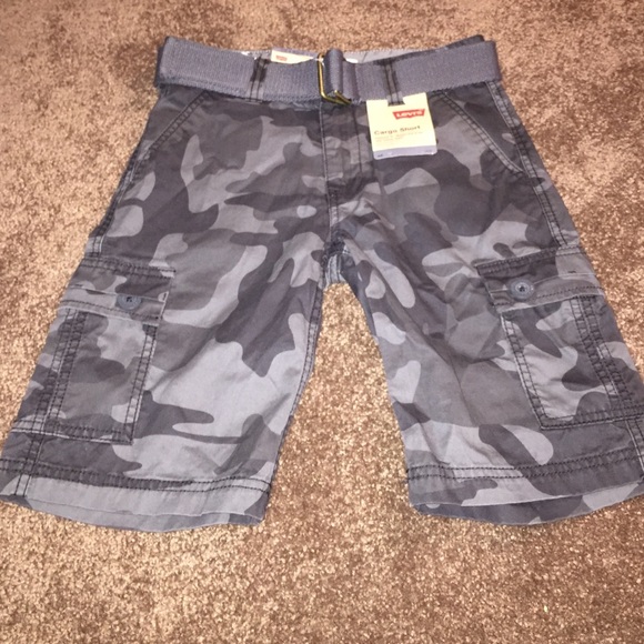 Boys camo cargo shorts