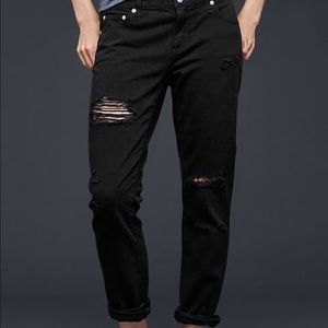 Gap Girlfriend Fit Black Jeans