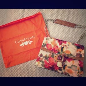 Genuine leather Cavalcanti Italian handbag