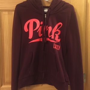 PINK Zip-Up Hoodie