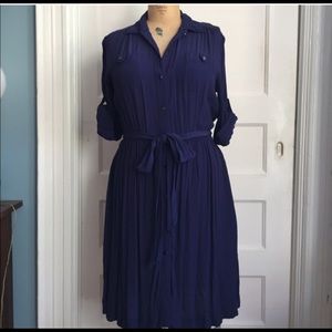 Navy blue dress!! Size 14