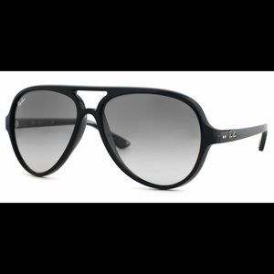 Ray Ban Cats 5000 black aviator sunglasses
