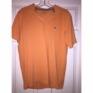 Orange Vineyard Vines Polo