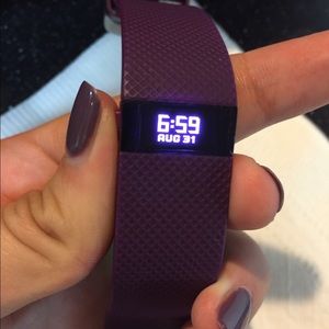 Purple Fitbit charge HR