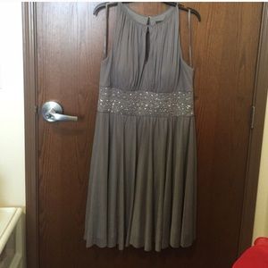 Grey formal dress