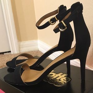 Black Charlotte Russe ankle strap classic heel
