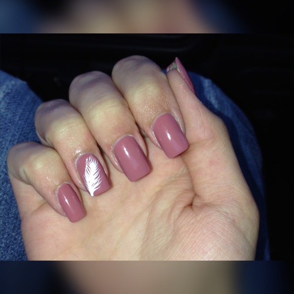 My Soft Begonia Nails 😍💅🏼