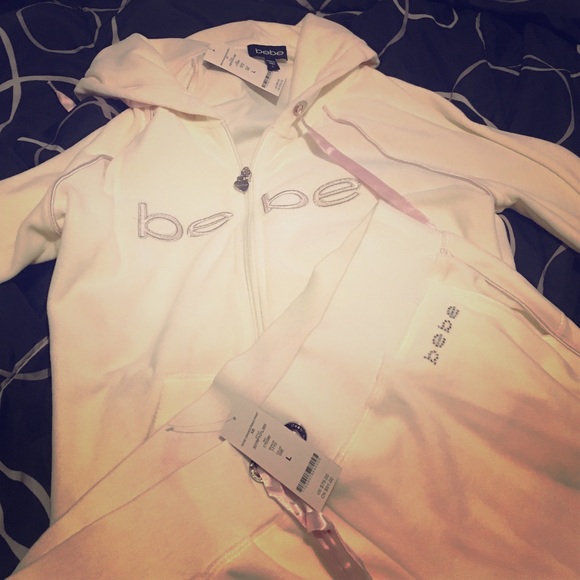Bebe jogging suit size large