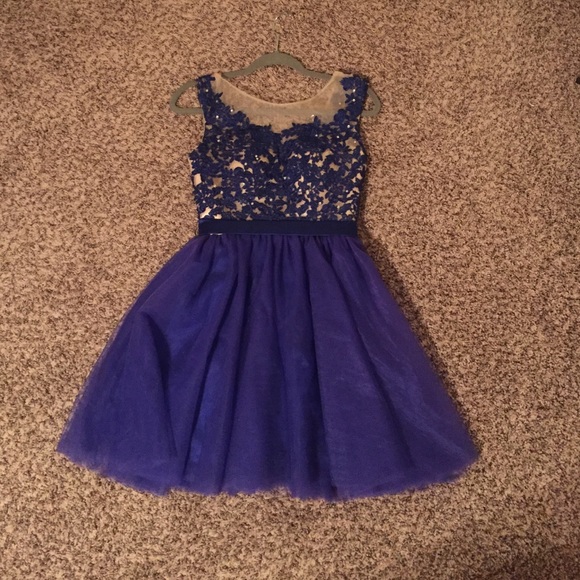 Royal Blue homecoming dress