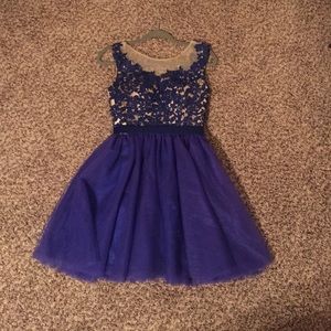 Royal Blue homecoming dress