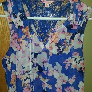 Floral sheer Candies tank