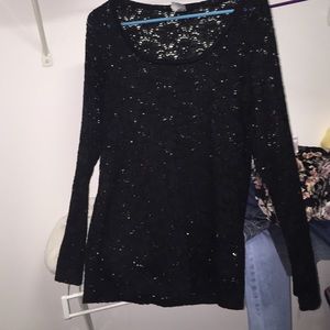 Vanity long sleeved lace shirt