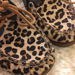 Sperry topsider Cheetah print women's boat shoes