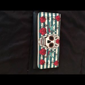 Sugar skull wallet