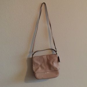 Tan coach cross body