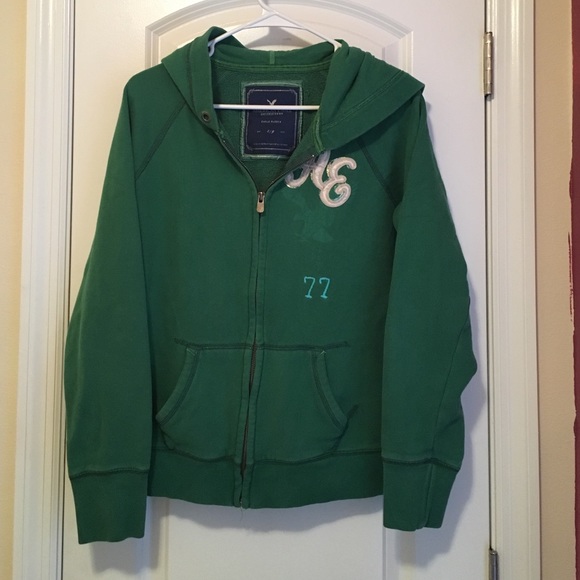 American Eagle zip up hoodie.