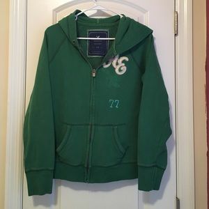 American Eagle zip up hoodie.