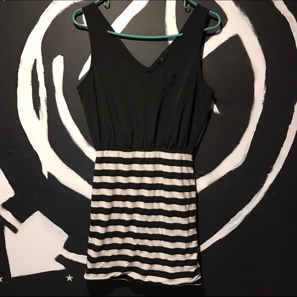 Black and White Dress