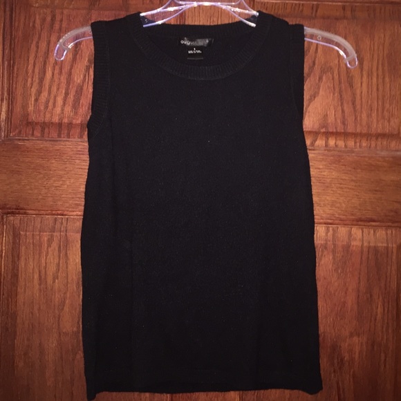Black Sweater Vest