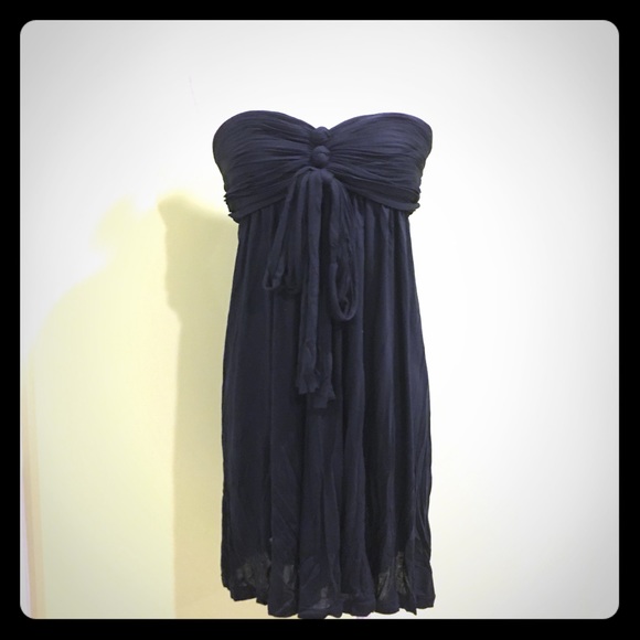 BCBG back strapless halter jersey dress small - Picture 1 of 3