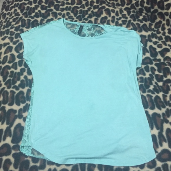 Cute shirt with lace back