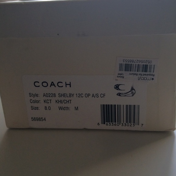 Coach peep toe wedges - Picture 4 of 4