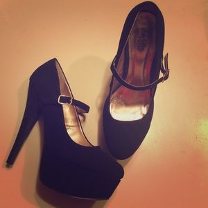 Charlotte Russe Black platform heels