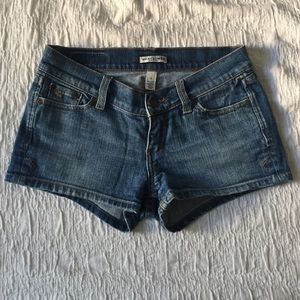 Denim shorts