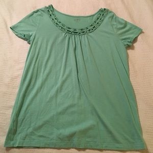 Mint green LOFT shirt