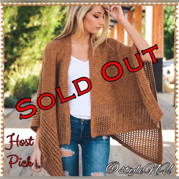 styleNU Jackets & Blazers - Bundle on Hold Last one ! Drape Knit Poncho