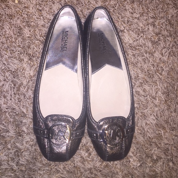 Bronze Michael Kors flats size 8.5
