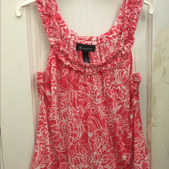 Printed dressy tank top