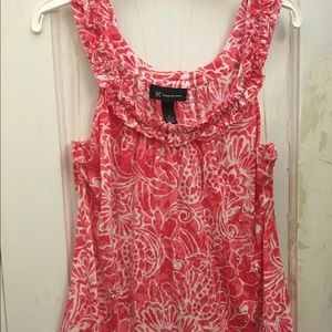 Printed dressy tank top