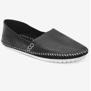 Black leather BCBGeneration Xavier Casual Shoes