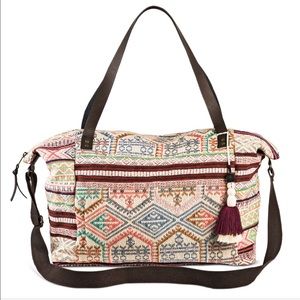 Bohemian weekender bag