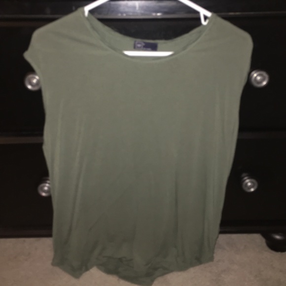 Forest green gap t shirt sleeveless - Picture 1 of 4