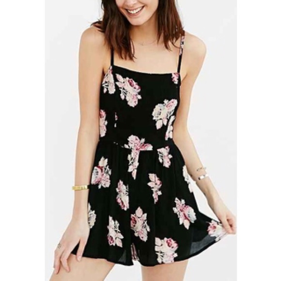 UO Kimchi Blue Rosey Posey romper