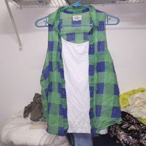 American Eagle Outfitters plaid shirt